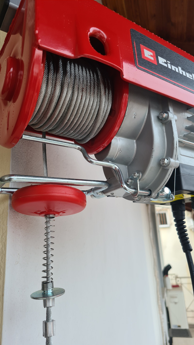 Einhell Ηλεκτρικό Παλάγκο ΤC-EH 500 για Φορτίο Βάρους έως 500kg σε Κόκκινο Χρώμα 2255140 - Image 10