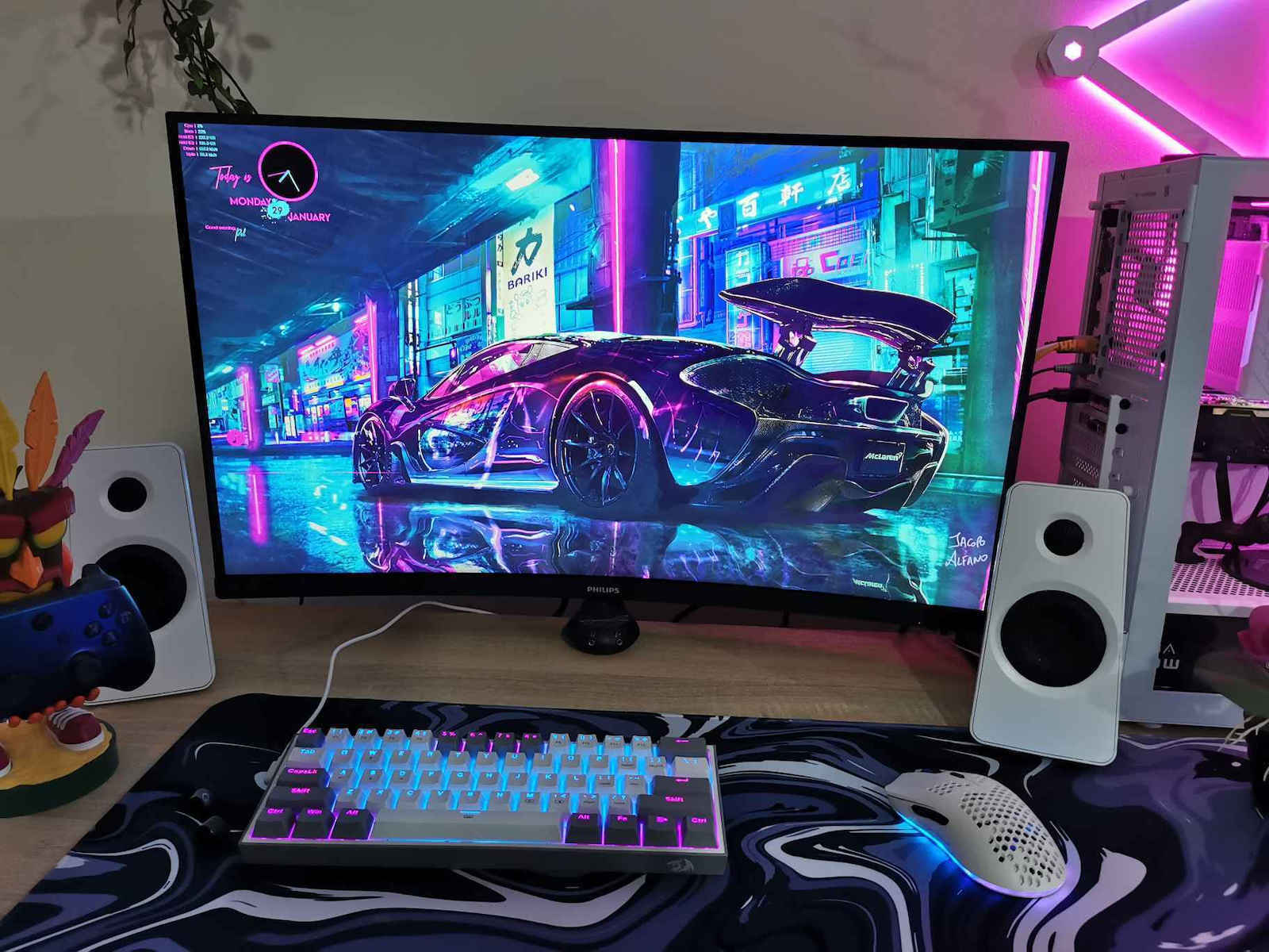 Philips 27M1C5500VL VA HDR Curved Monitor 27" QHD 2560x1440 165Hz με Χρόνο Απόκρισης 4ms GTG - Image 8