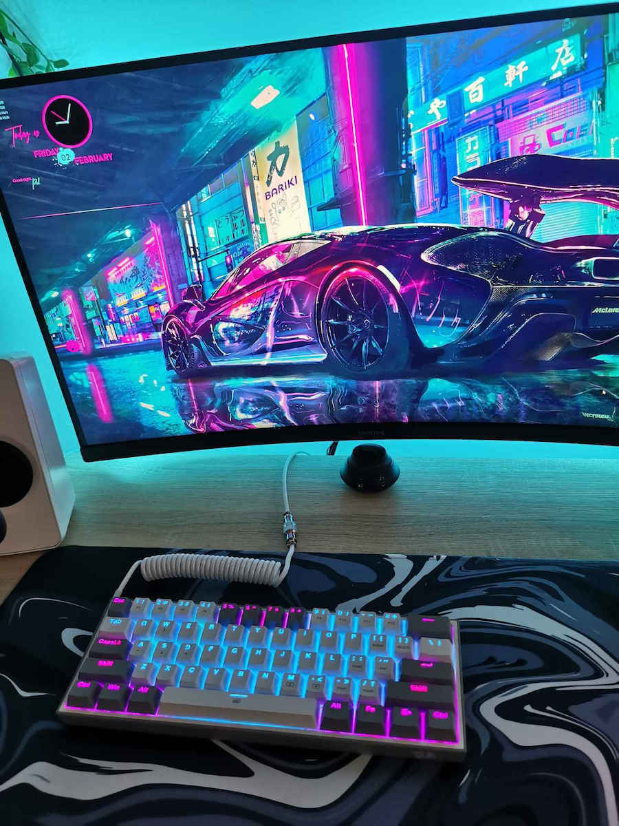 Philips 27M1C5500VL VA HDR Curved Monitor 27" QHD 2560x1440 165Hz με Χρόνο Απόκρισης 4ms GTG - Image 9
