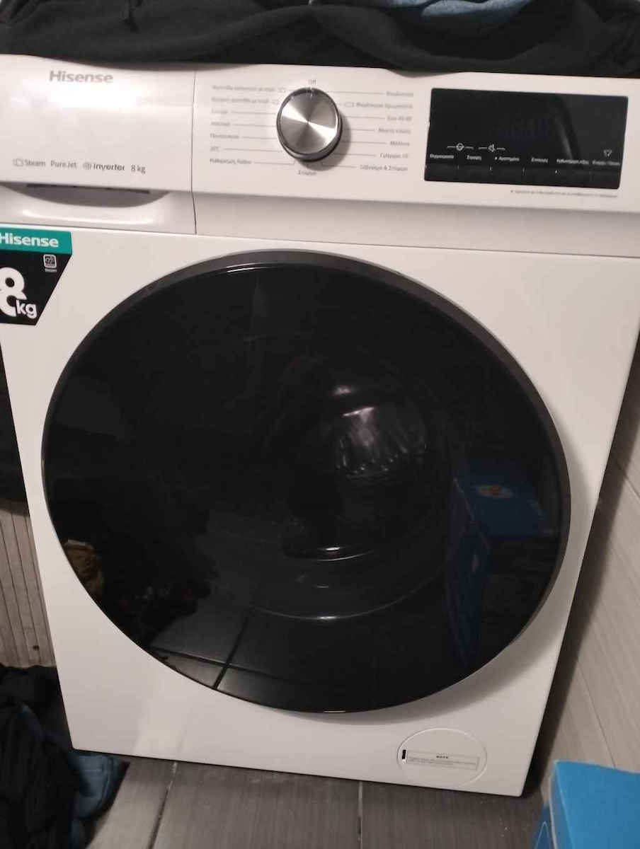 Hisense Πλυντήριο Ρούχων 8kg με Τεχνολογία Ατμού 1400 Στροφών WFQA8014EVJM - Image 11