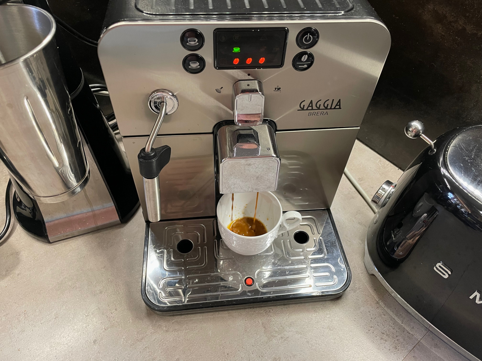 Gaggia Brera Αυτόματη Μηχανή Espresso 1400W Πίεσης 15bar με Μύλο Άλεσης Μαύρη - Image 15