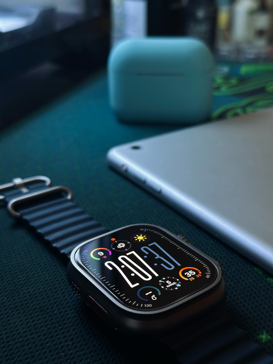 Apple Watch Ultra 2 Titanium 49mm Αδιάβροχο με eSIM και Παλμογράφο (Olive Alpine Loop - Small) - Image 13