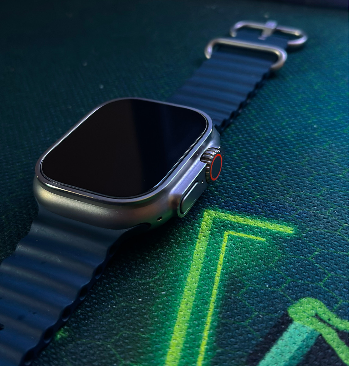 Apple Watch Ultra 2 Titanium 49mm Αδιάβροχο με eSIM και Παλμογράφο (Olive Alpine Loop - Small) - Image 10