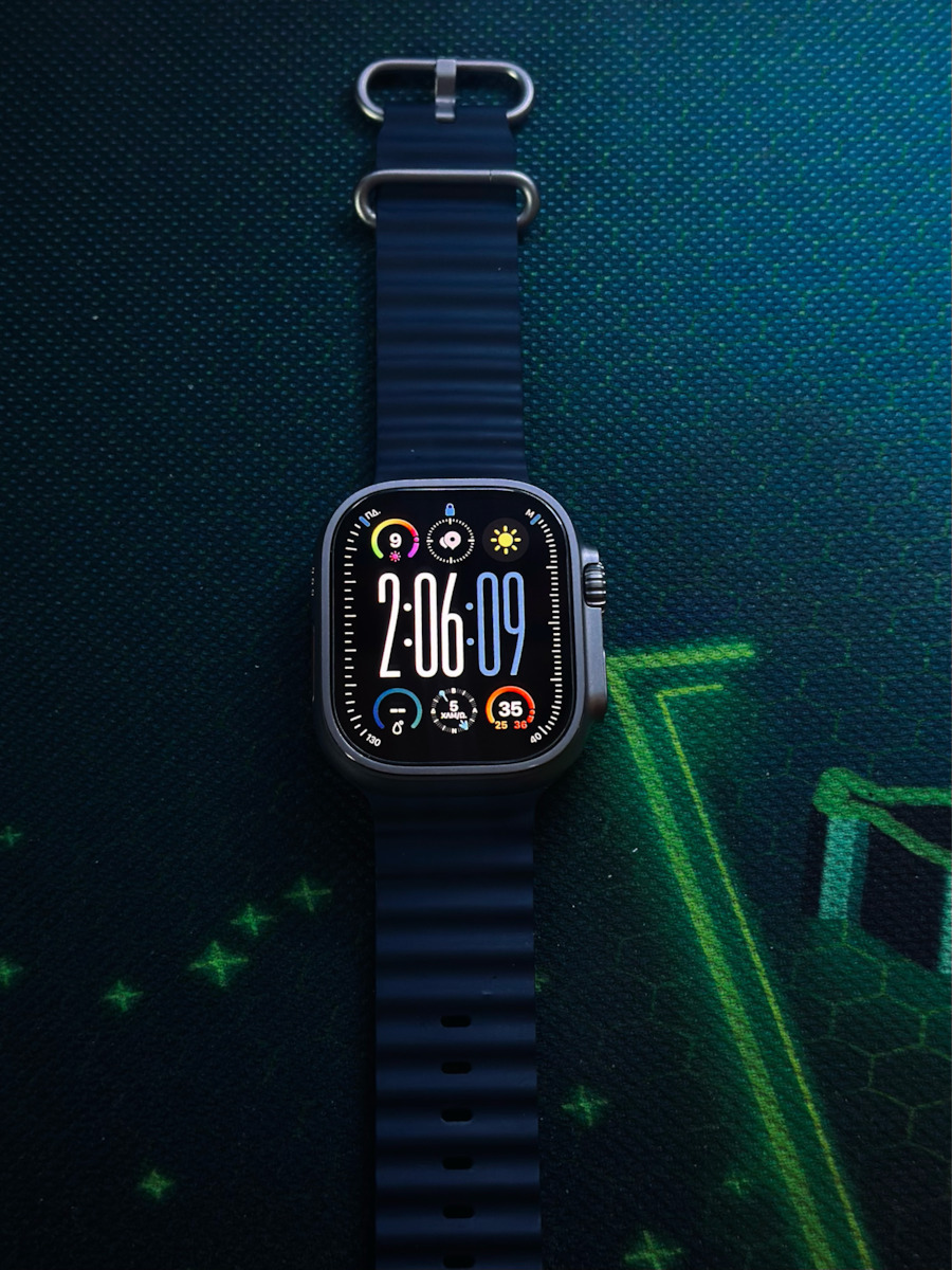 Apple Watch Ultra 2 Titanium 49mm Αδιάβροχο με eSIM και Παλμογράφο (Olive Alpine Loop - Small) - Image 11