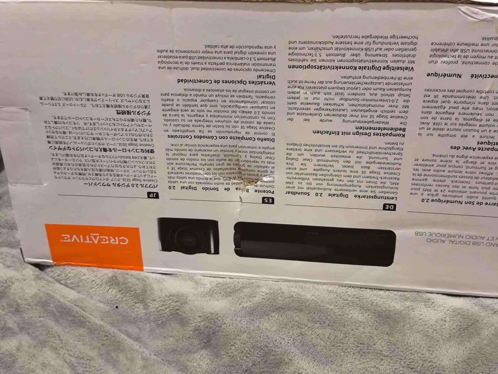 Creative Stage SE Ασύρματα Ηχεία Υπολογιστή 2.0 με Bluetooth και Ισχύ 48W σε Μαύρο Χρώμα - Image 11