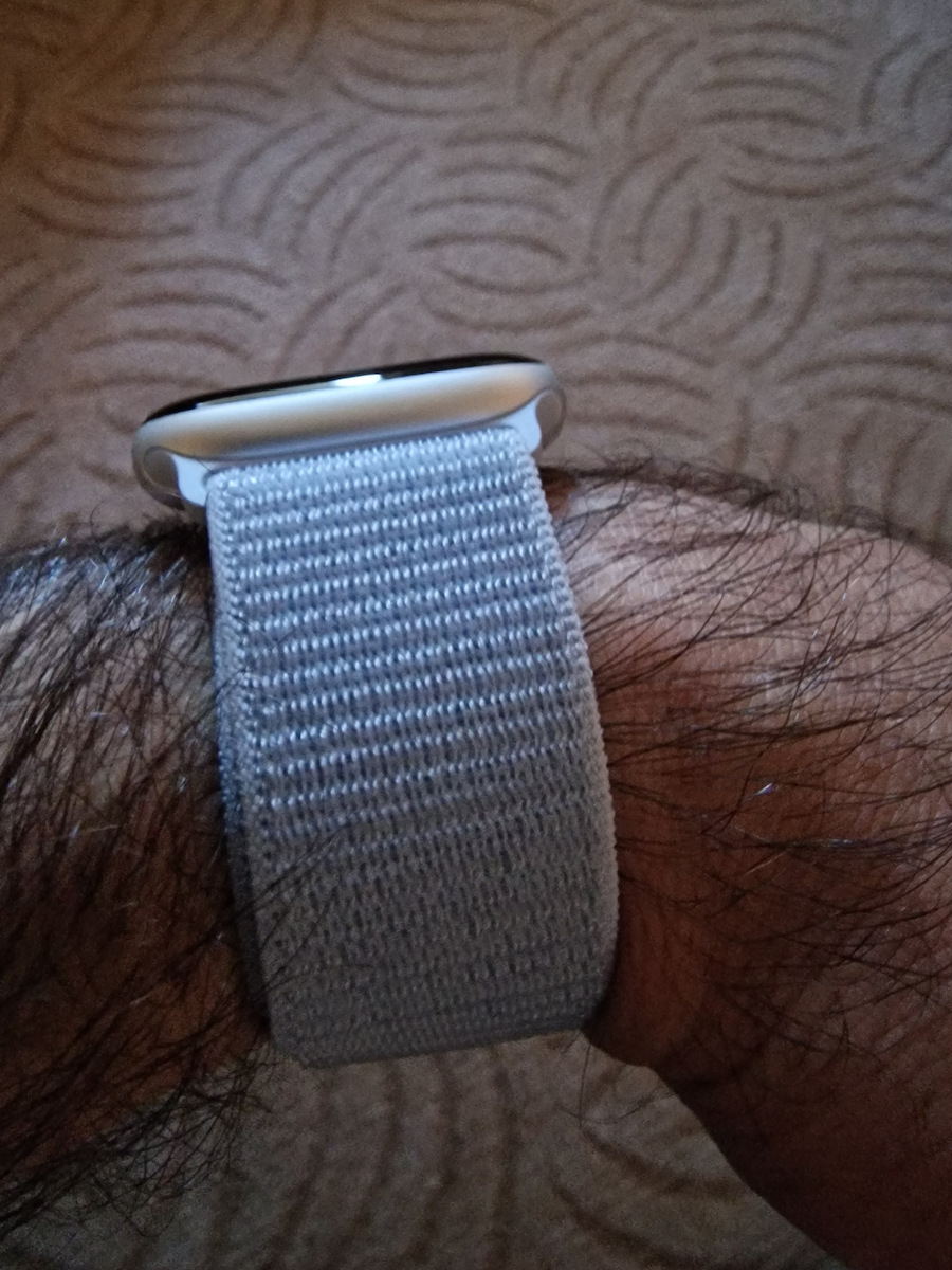 Apple Watch Series 10 Aluminium 42mm Αδιάβροχο με Παλμογράφο (Silver με Denim Sport Band (S/M)) - Image 7