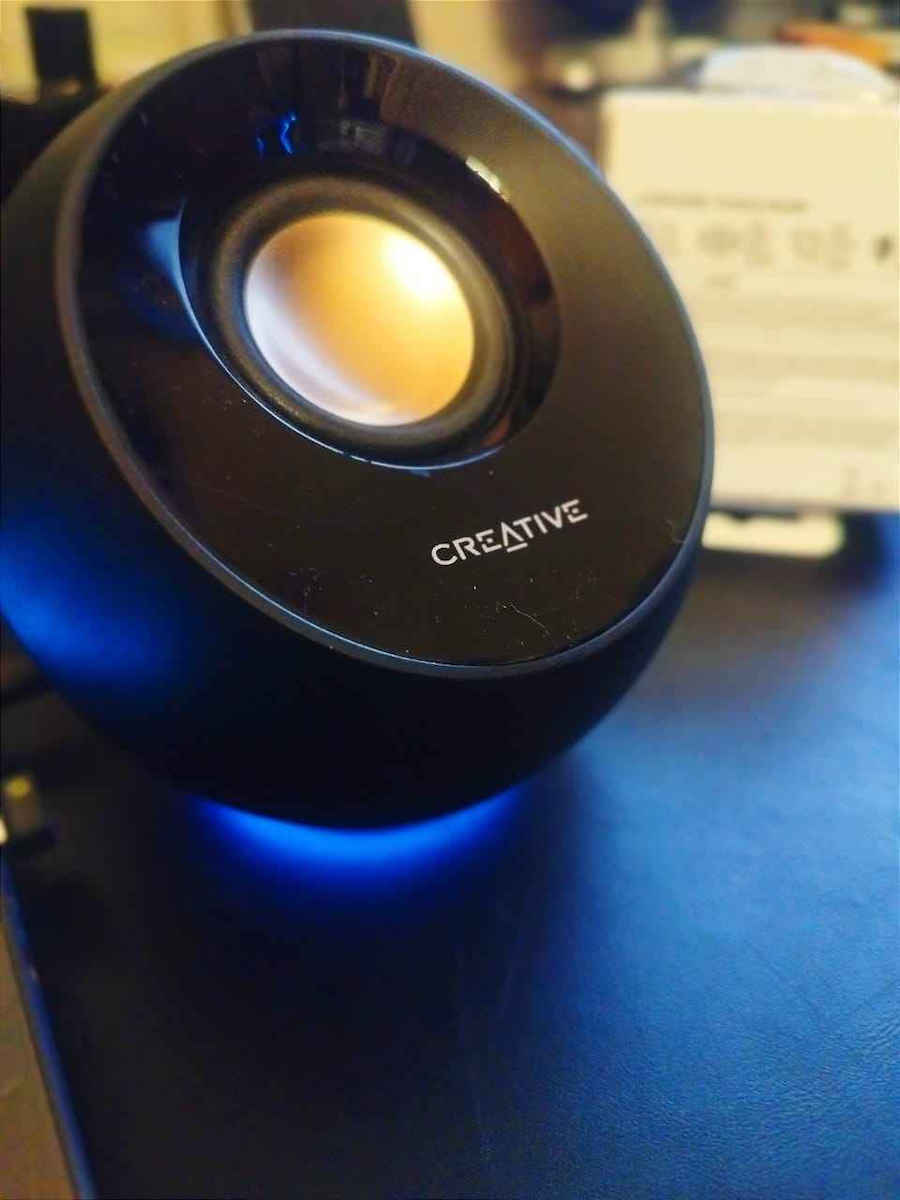 Creative Pebble SE USB-C Ηχεία Υπολογιστή 2.0 με RGB Φωτισμό και Ισχύ 4.4W σε Μαύρο Χρώμα - Image 8