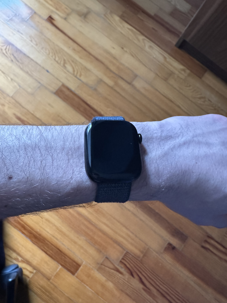 Apple Watch Series 10 Aluminium 42mm Αδιάβροχο με Παλμογράφο (Silver με Denim Sport Band (S/M)) - Image 3