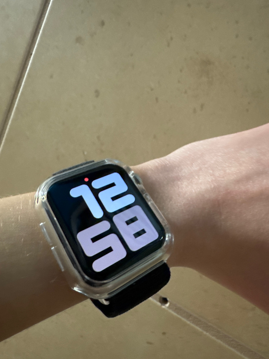 Apple Watch SE 2024 Aluminium 44mm Αδιάβροχο με Παλμογράφο (Silver με Denim Sport Band (M/L)) - Image 12