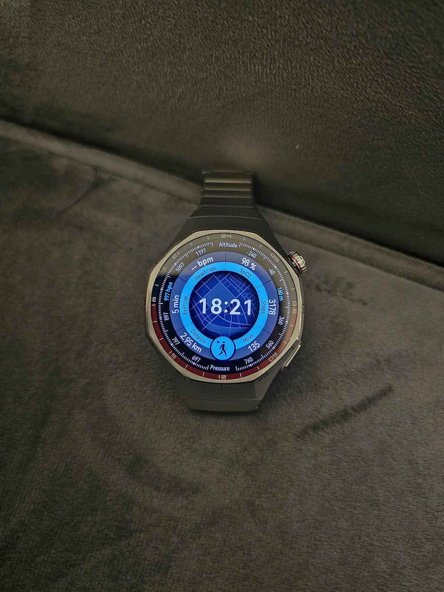 Huawei Watch GT 6 Pro Titanium 46mm Αδιάβροχο με Παλμογράφο (Brown Woven) - Image 9