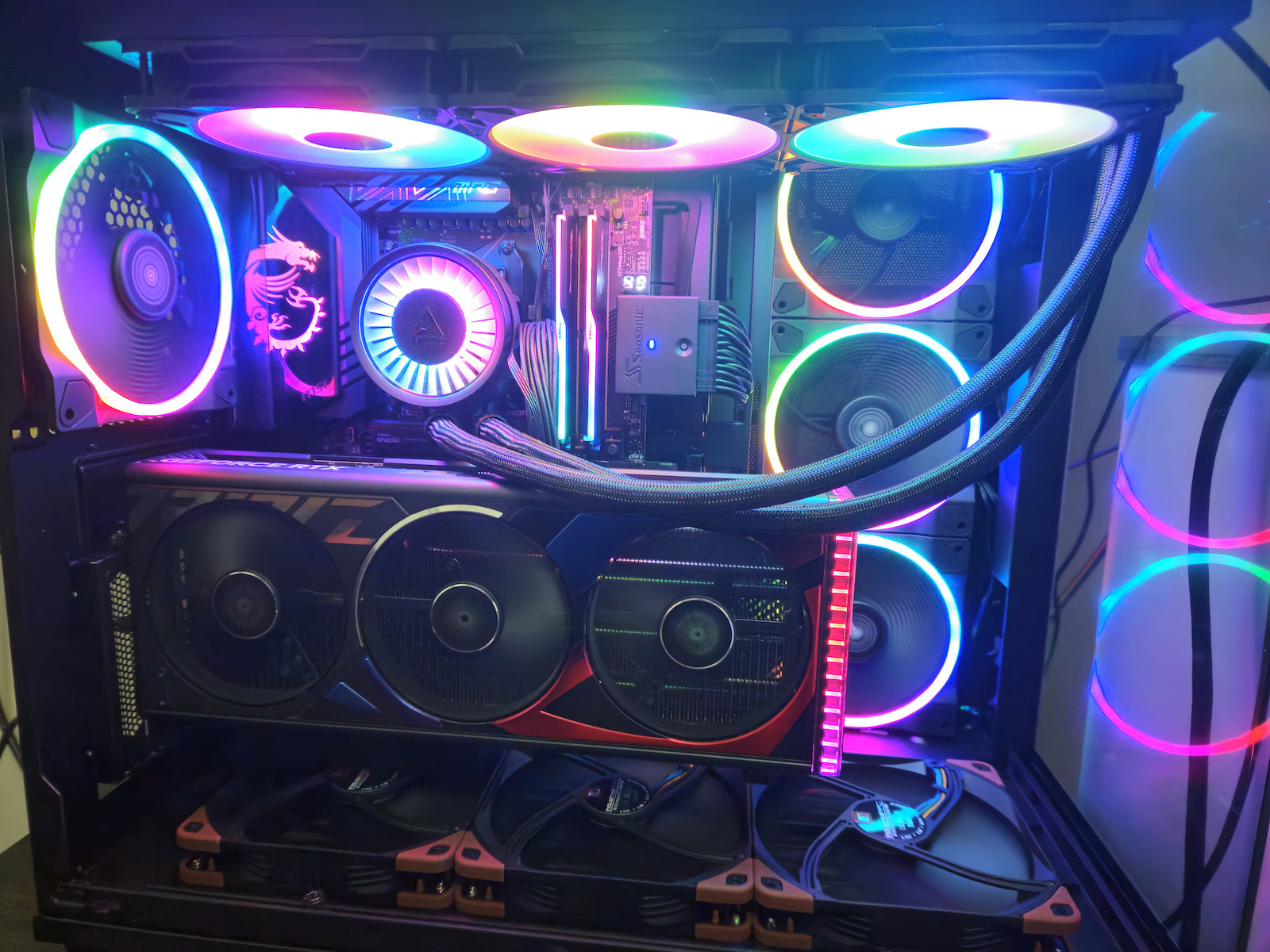 Arctic Liquid Freezer III Pro 420 Υδρόψυξη Επεξεργαστή Τριπλού Ανεμιστήρα 140mm για Socket AM4/AM5/1700 με ARGB Φωτισμό - Image 9