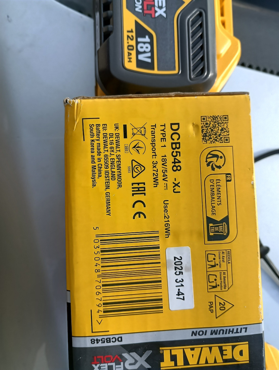 Dewalt Μπαταρία Εργαλείου Λιθίου 54V με Χωρητικότητα 6Ah DCB546 XR FlexVolt - Image 13