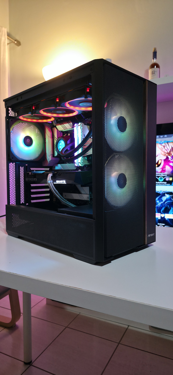 Antec FLUX REAR Midi Tower Κουτί Υπολογιστή με Πλαϊνό Παράθυρο Μαύρο - Image 11