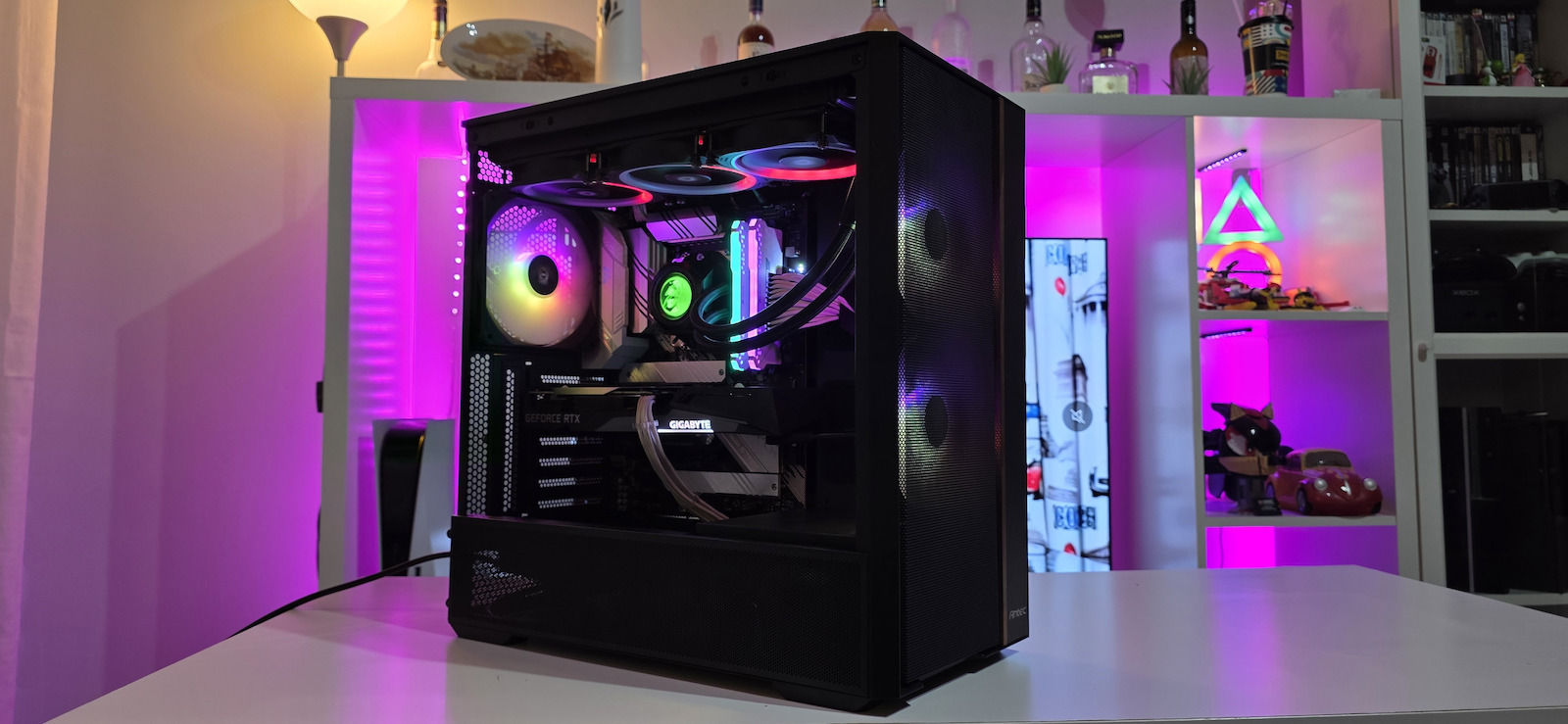 Antec FLUX REAR Midi Tower Κουτί Υπολογιστή με Πλαϊνό Παράθυρο Μαύρο - Image 13