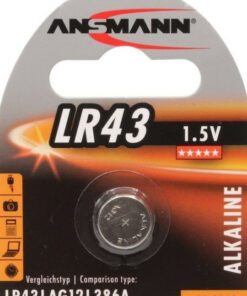 Ansmann Αλκαλική Μπαταρία Ρολογιών LR43 1.5V 1τμχ