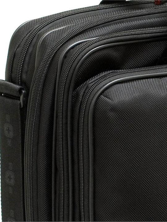 Wenger Legacy Double Gusset Τσάντα Ώμου / Χειρός για Laptop 16" σε Μαύρο χρώμα - Image 3