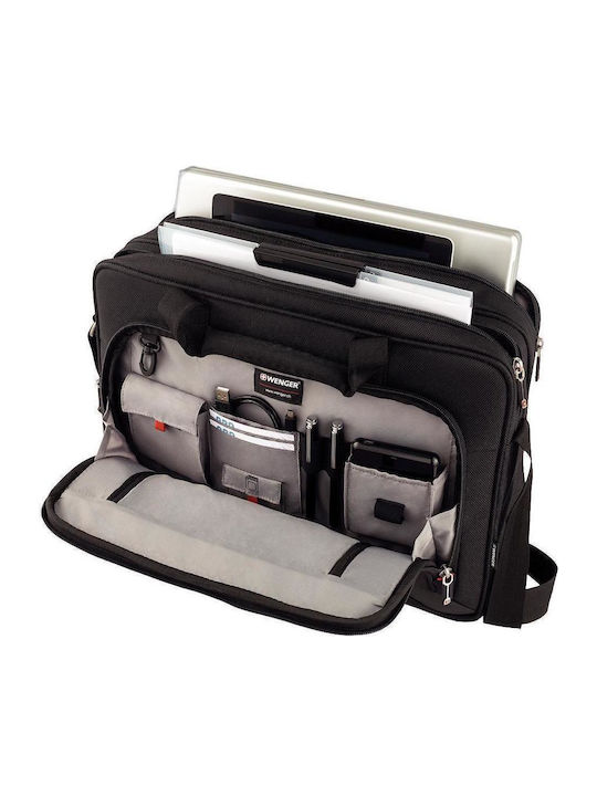 Wenger Prospectus Τσάντα Ώμου / Χειρός για Laptop 16" σε Μαύρο χρώμα - Image 2