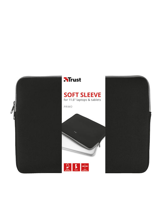 Trust Primo Soft Sleeve 11.6" σε Μαύρο χρώμα - Image 6