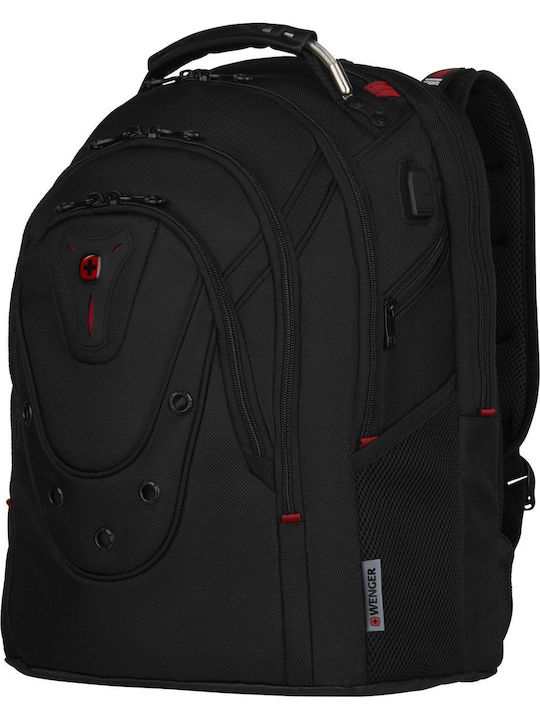 Wenger Ibex Τσάντα Πλάτης για Laptop 16" με Θύρα USB σε Μαύρο χρώμα - Image 5