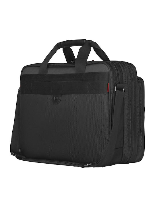 Wenger Legacy Double Gusset Τσάντα Ώμου / Χειρός για Laptop 16" σε Μαύρο χρώμα - Image 6