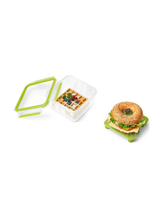 Emsa Clip & Go Δοχείο Φαγητού Πλαστικό Πράσινο 1.3lt - Image 2