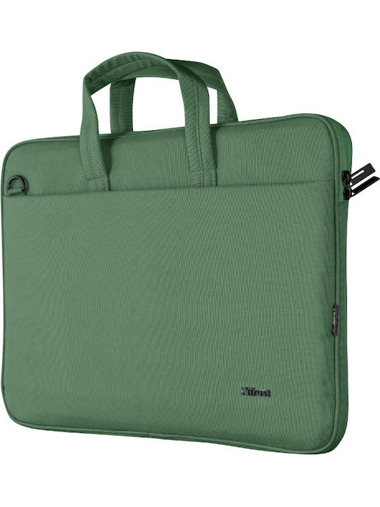 Trust Bologna Τσάντα Ώμου / Χειρός για Laptop 16" σε Πράσινο χρώμα - Image 3