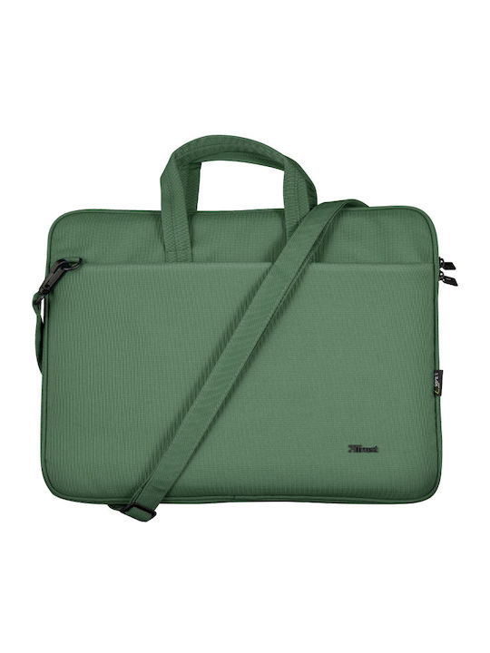 Trust Bologna Τσάντα Ώμου / Χειρός για Laptop 16" σε Πράσινο χρώμα - Image 2