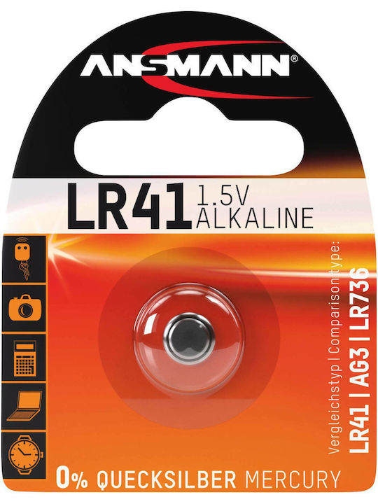 Ansmann Αλκαλική Μπαταρία Ρολογιών LR41 1.5V 1τμχ - Image 4