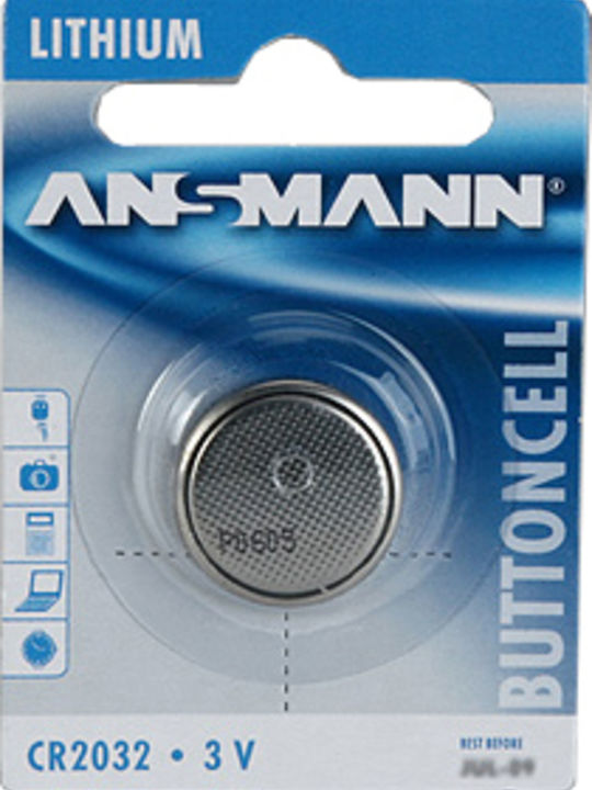 Ansmann Μπαταρία Λιθίου Ρολογιών CR2032 3V 1τμχ - Image 3