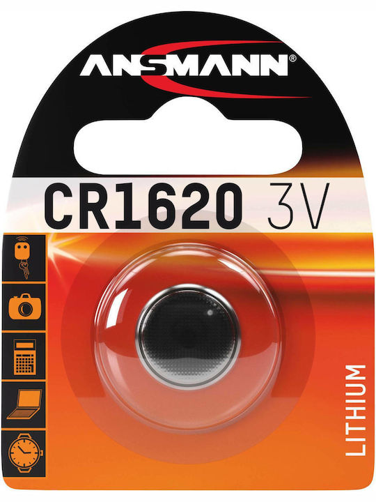Ansmann Μπαταρία Λιθίου Ρολογιών CR1620 3V 1τμχ - Image 3