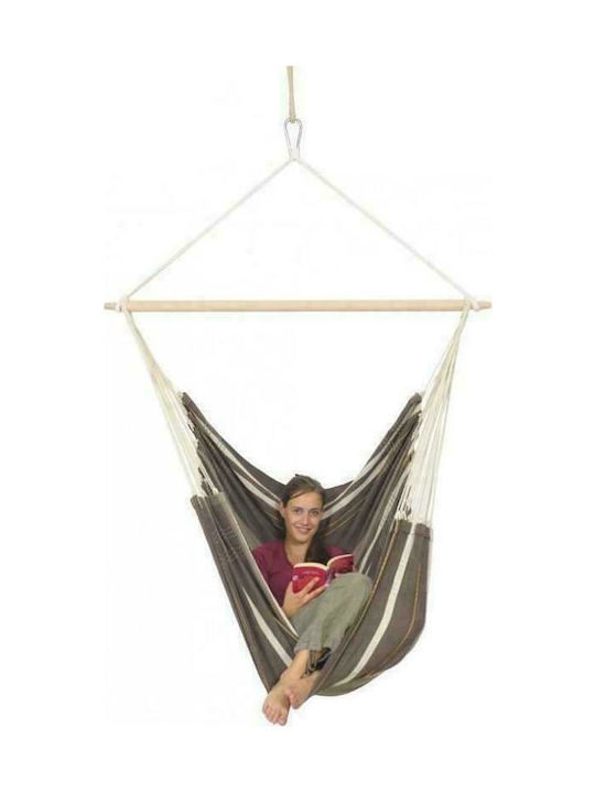 Amazonas Brasil Gigante Αιώρα-Κάθισμα Υφασμάτινη Cafe 200x140x140εκ. AZ-2030320 - Image 2