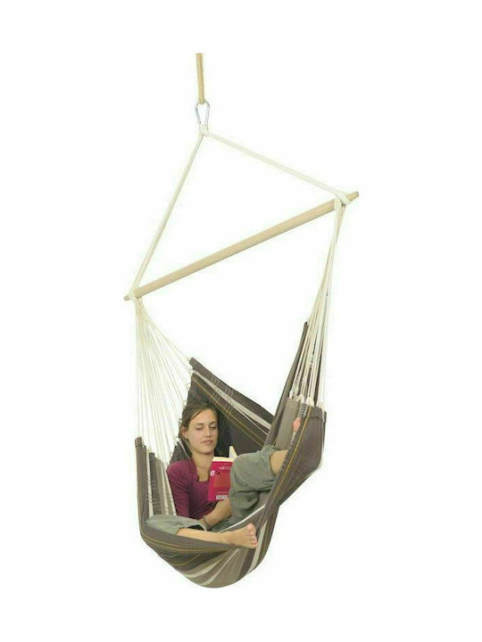Amazonas Brasil Gigante Αιώρα-Κάθισμα Υφασμάτινη Cafe 200x140x140εκ. AZ-2030320 - Image 3