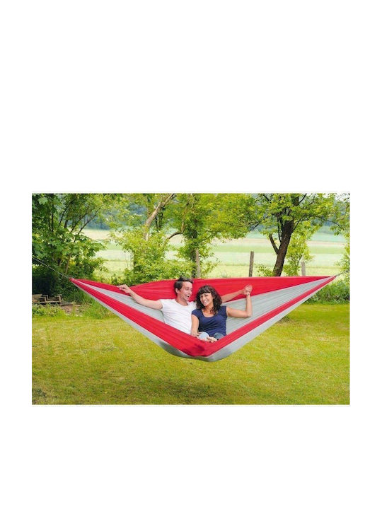 Amazonas Silk Traveller XXL Αιώρα Αλεξίπτωτο King Size Υφασμάτινη Γκρι 320x230εκ. AZ-1030190 - Image 2