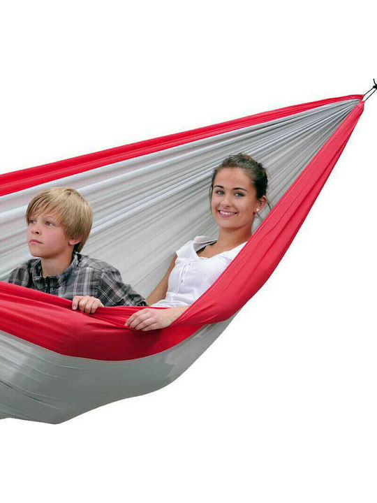 Amazonas Silk Traveller XXL Αιώρα Αλεξίπτωτο King Size Υφασμάτινη Γκρι 320x230εκ. AZ-1030190 - Image 4