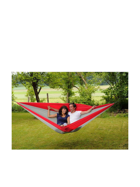 Amazonas Silk Traveller XXL Αιώρα Αλεξίπτωτο King Size Υφασμάτινη Γκρι 320x230εκ. AZ-1030190 - Image 6