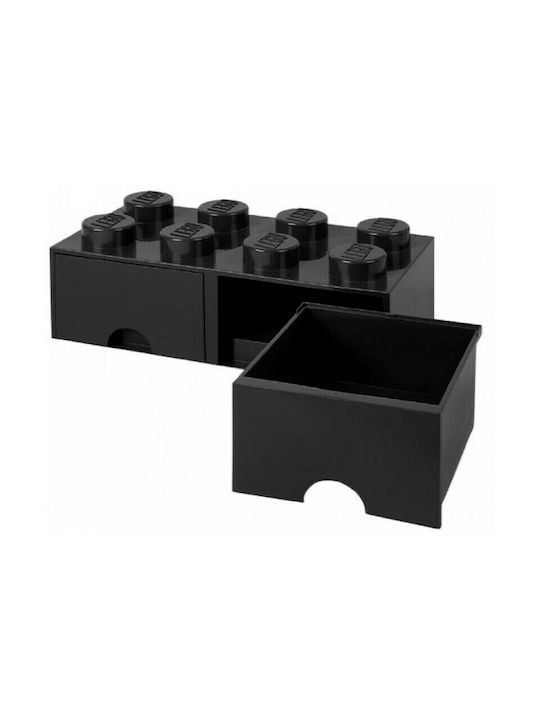 LEGO Παιδικό Κουτί Αποθήκευσης από Πλαστικό 8 Knobs Μαύρο 50x25x17cm 40061733 - Image 2