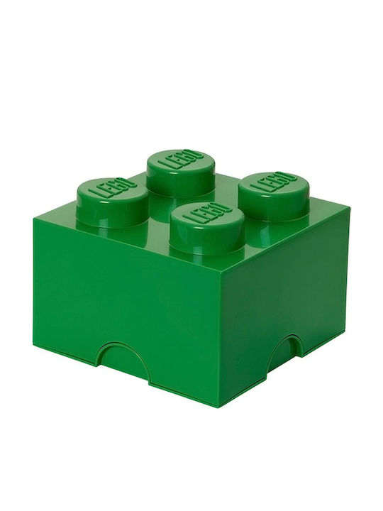 LEGO Παιδικό Κουτί Αποθήκευσης από Πλαστικό 4-Stud Πράσινο 25x25x18cm 40031734