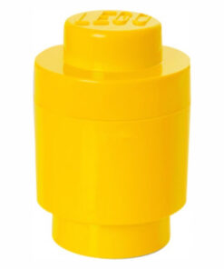 LEGO Παιδικό Κουτί Αποθήκευσης από Πλαστικό 1 Round Κίτρινο 12x12x12cm 40301732