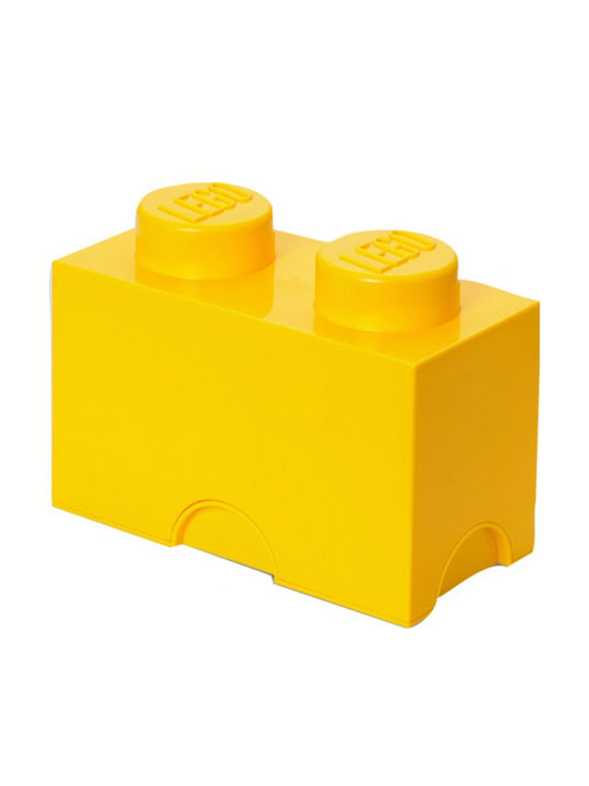 LEGO Παιδικό Κουτί Αποθήκευσης από Πλαστικό 2-Stud Κίτρινο 25x12x18cm 40021732