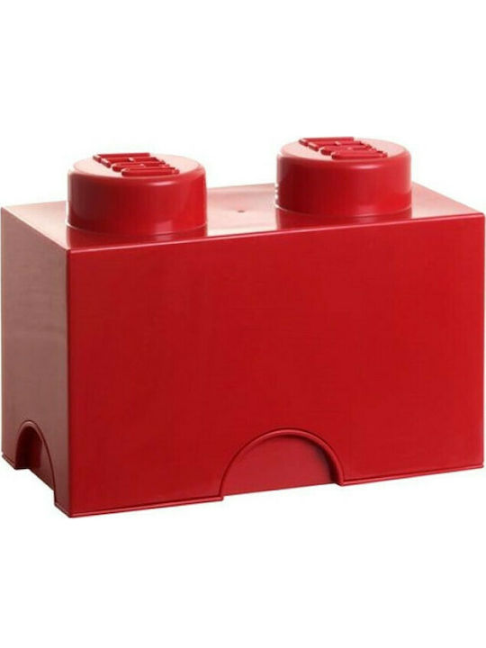 LEGO Παιδικό Κουτί Αποθήκευσης από Πλαστικό 2-Stud Κόκκινο 25x12x18cm 40021730 - Image 2