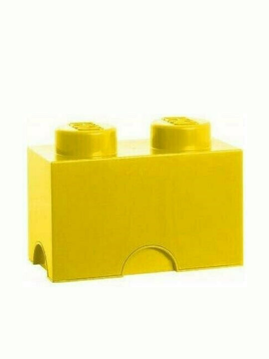 LEGO Παιδικό Κουτί Αποθήκευσης από Πλαστικό 2-Stud Κίτρινο 25x12x18cm 40021732 - Image 4