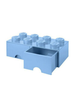 LEGO Παιδικό Κουτί Αποθήκευσης από Πλαστικό 8 Knobs Γαλάζιο 50x25x17cm 40061736