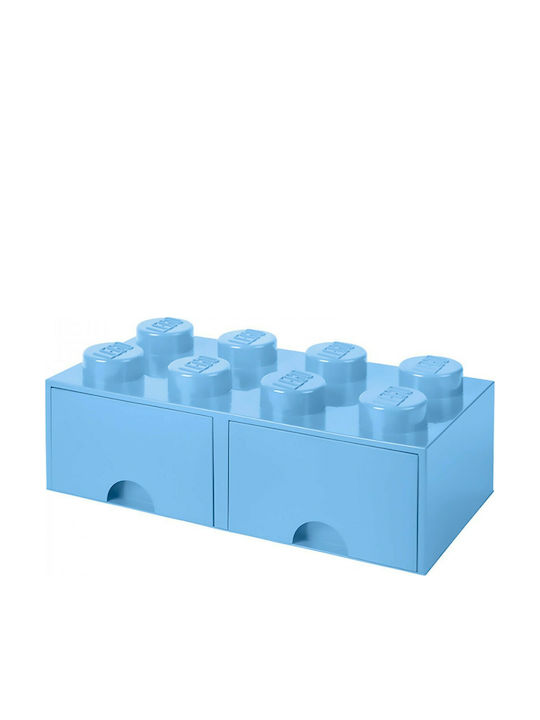 LEGO Παιδικό Κουτί Αποθήκευσης από Πλαστικό 8 Knobs Γαλάζιο 50x25x17cm 40061736 - Image 2