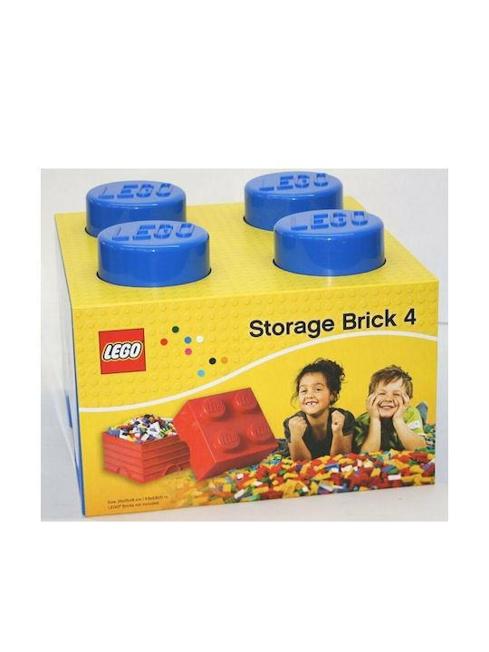 LEGO Παιδικό Κουτί Αποθήκευσης από Πλαστικό 4-Stud Μπλε 25x25x18cm 40031731 - Image 3