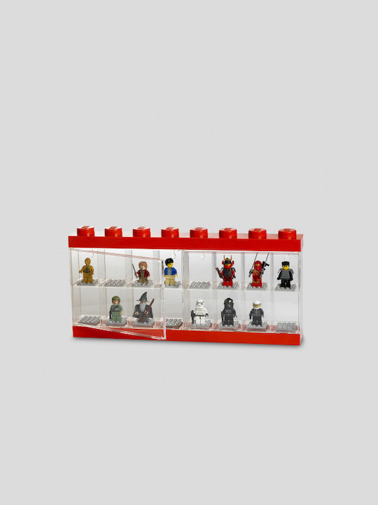 LEGO Παιδικό Κουτί Αποθήκευσης από Πλαστικό Display Case 16 Κόκκινο 38x18cm 40660001 - Image 3