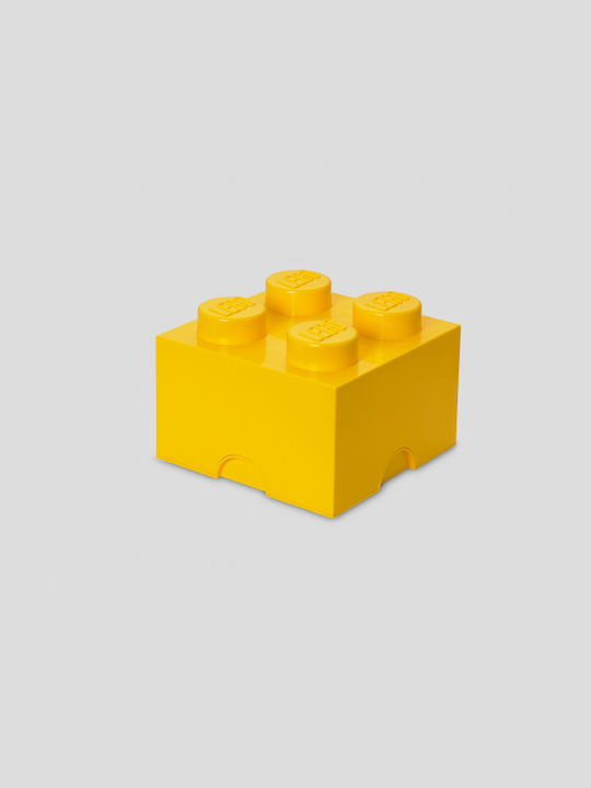 LEGO Παιδικό Κουτί Αποθήκευσης από Πλαστικό 4-Stud Κίτρινο 25x25x18cm 40031732 - Image 3