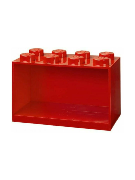 Παιδικό Ράφι Κουτί Wall Landscape 8 Studs Red 31.8x15.9x21.1εκ. 41151730