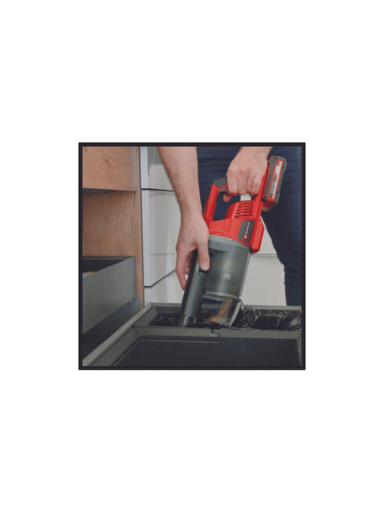 Einhell Tesv 18 Lisolo Επαναφορτιζόμενη Σκούπα 2 σε 1 Stick & Χειρός Χωρίς Φορτιστή & Μπαταρία Κόκκινη - Image 9