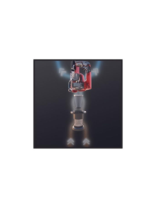 Einhell Tesv 18 Lisolo Επαναφορτιζόμενη Σκούπα 2 σε 1 Stick & Χειρός Χωρίς Φορτιστή & Μπαταρία Κόκκινη - Image 8