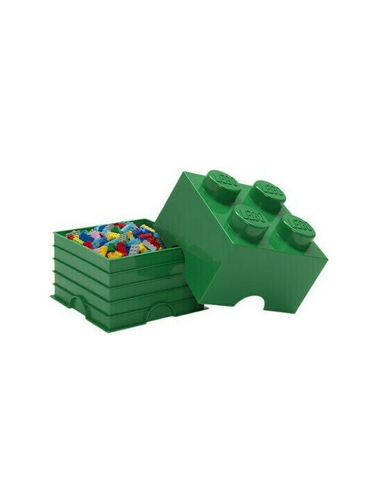 LEGO Παιδικό Κουτί Αποθήκευσης από Πλαστικό 4-Stud Πράσινο 25x25x18cm 40031734 - Image 2